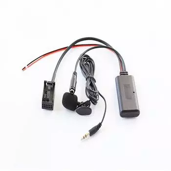 Car AUX Audio Cable Adaptor Bluetooth Microphone For Ford Focus Mondeo 6000CD 1x