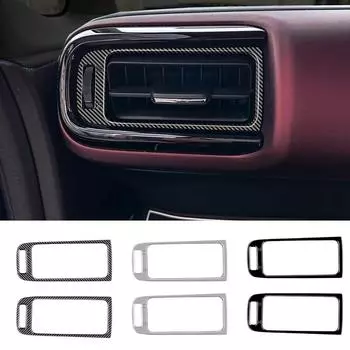 Car Back Rear Air Condition Outlet Vent Frame Cover Trim Interior Decoration For Suzuki Spacia Custom 2024 Modified