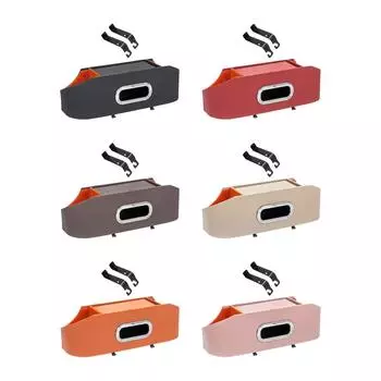 Car Backseat Organizer Vehicle Organizers Multipurpose with Hooks Stowing Large Capacity Tissue Holder Sturdy Car Storage Bag чёрный