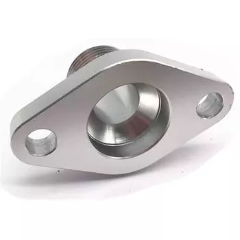 Car Billet Aluminum Turbo Oil Drain Adapter Flange 12AN For T3 T3/T4