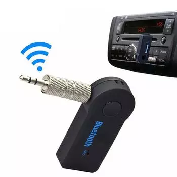 Car Bluetooth Receiver,3.5mm Socket 5.0 Wireless Bluetooth Adapter,Audio Converter Mobile Phone Hands-Free Stereo