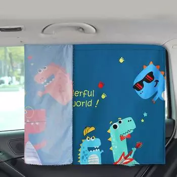 Car Cartoon Cute Side Window Sunshades Windshield Sunshade Rear Side Auto Window Sunshade Cover For Children Sun Blind