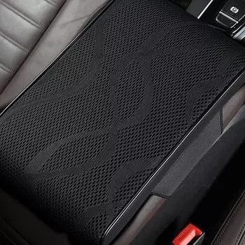 Car Center Console Cover Armrest Cover Middle Console Cover Memory Foam Protective Cover Ice Silk Car Arm Rest Pad Anti-Scratch Other чёрный