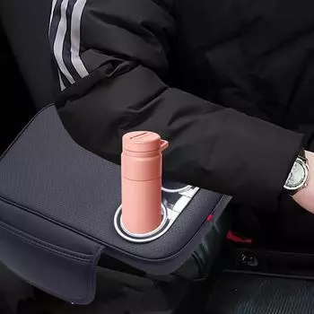 Car Center Console Cover Car Organizer Middle Console Cover Cup Holder Storage Box Arm Rest Covers Center Console Organizer чёрный