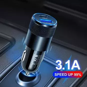 Car Charger C Car Charger Charging Fast Charging Dock чёрный
