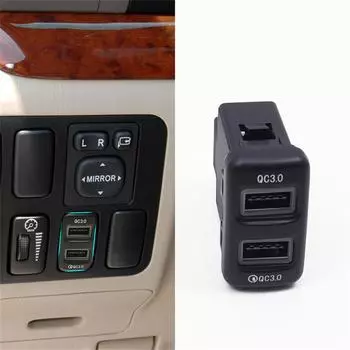 Car charger for Toyota old dual QC3.0 fast charge