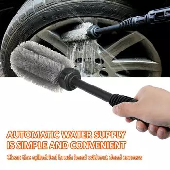 Car Cleaning Brush Car Wash Foam Brush Automatic Rotary Long Handle Cleaning Broom Cleaning Tools Auto Accessories