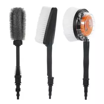 Car Cleaning Brush Car Wash Foam Brush Automatic Rotary Long Handle Cleaning Broom Cleaning Tools Auto Accessories