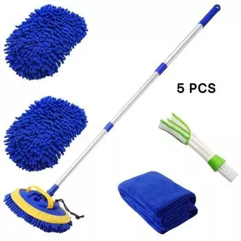 Car Cleaning Mop Kit - Vehicle Washing Mop Set One Size