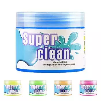 Чистка автомобиля Мягкая резина Кондиционер Чистящая грязь Многофункциональная чистка автомобиля Липкий артефакт One Size синий