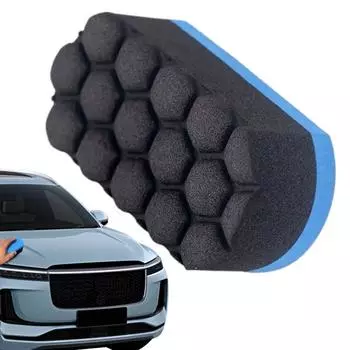 Car Cleaning Sponge Foam Scrubber Durable Multifunctional Ultra Soft Easy Grip Non-Scratch Car Washing Sponge For Car Buffer синий