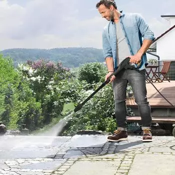 Car Cleaning Spray Nozzle Adjustable Gutter Cleaning Tool Rotating Multifunctional Car Cleaning Patio Cleaning Patio Sprinklers чёрный