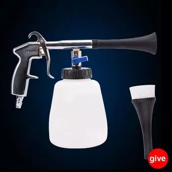 Car Cleaning Tool Air Pulse Washer High Pressure Cleaning Tool for Exterior Interior Surface, EU Plug