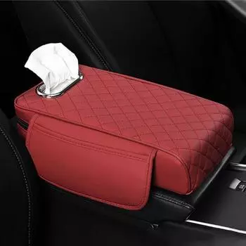Подушка для автомобильной консоли, водонепроницаемый чехол для автомобильной консоли с сумкой для хранения, подлокотник, коврик, универсальная посадка, простая установка, автомобиль для ношения