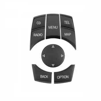 Крышка кнопки ручки управления мультимедиа автомобильной консоли для BMW 1 2 3 4 5 6 7 X3 X4 X5 X6 серии F10 F11 F30 F31 F06 F25 F26 новая ABS