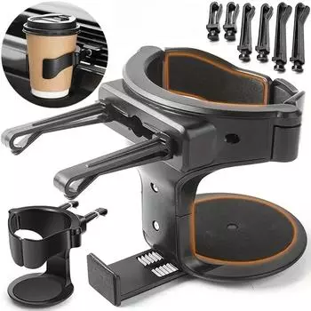 Car Cup Holder Air Vent Outlet Drink Coffee Bottle Holder Can Mounts Holders Beverage Mount Stand Universal Accessories