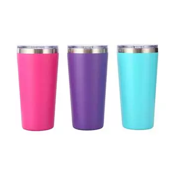 Car Cup Insulation Cold Stainless Steel Water Cup Spray Car Beer Ice Bullion Cup 16oz