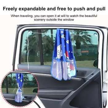 Car Curtain Children Magnetic Car Side Window Sunshade Curtains Sun Protection for Car Mosquito Net Auto Accessories Baby Shade