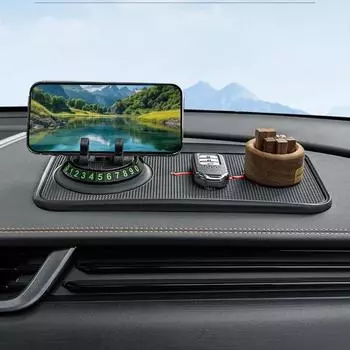 Нескользящая накладка на приборную панель автомобиля, противоскользящий липкий коврик для приборной панели, коврик для мобильного телефона, коврик для сотовых телефонов, рябь