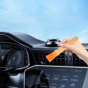 Car Detail Brush Car Dust Brush Cleaning Brush 6X Soft Bristles Car Dusting Brush Cleaning Tools For Interior Dashboard Leather