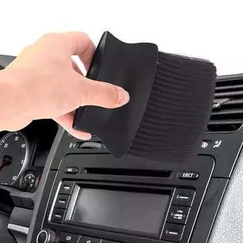 Car Detailing Brush, Car Cleaning Brush, Car Interior, Exterior, Leather Air Vent Brush (Black)