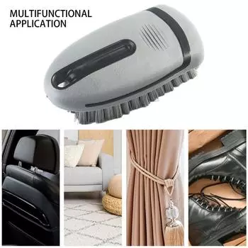 Car Detailing Brushes Auto Interior Detail Brush Car Gap Cleaning Brush car Seats Carpet detail brushes Duster for Car Interior серый