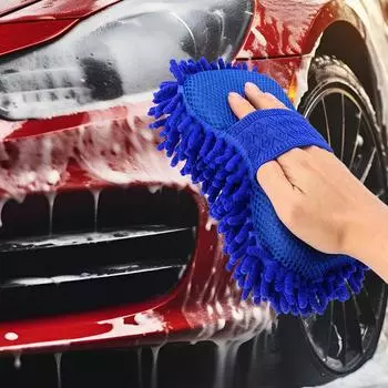 Car Detailing Wash Mitt Reversible Auto Clean Scrub Mitt Ergonomic Design Cleaning Tool For Caravans Motorcycles Motorhomes And CHINA