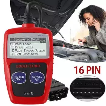 Car Diagnostic Scanning Tools Fault Diagnosis Instrument OBD2 Clear Fault Codes MS309 CAN BUS Engine Trouble Code Reader