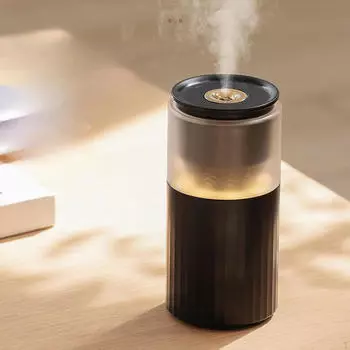 Car Diffuser Aroma Essential Oil Portable Small Mist Humidifiers for Travel black plug in