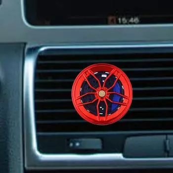 Car Diffuser Vent Clip Car Fragrance Diffuser Vent Clip Wheel Design Car Outlet Aromatherapy Stylish Car Accessories Interior