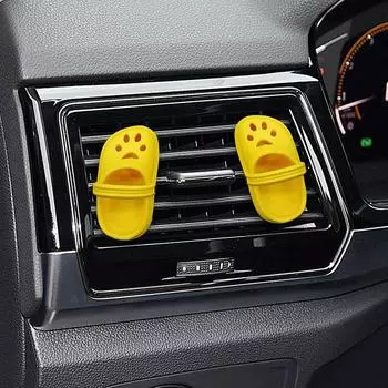 Car Diffuser Vent Clip Perfume Diffuser Clip Decor For Air Vent Interior Decorative Tool With Protective Layer For RVs Mini Cars жёлтый