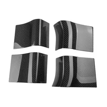 Car Door Handle Panel Self-Adhesive Interior Door Handles Panel 4PCS Car Accessories Pull Handle Set Replacement Double-Sided GERMANY