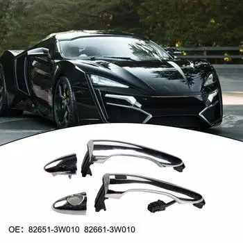 Car Door Handle Replacement Chrome Door Handle Anti-corrosion Easy To Install Non-deformation Plastic Material CHINA