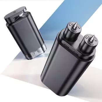 Car Double Hammer Head Safety Hammer Window Breaker Car Emergency Safehammer Seat Belt Cutter and Glass Breaker Escape Tool красный