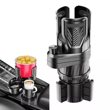 Car Drink Holder Expander Adjustable Expandable Insert Extender Gear Transmission Auto Cup Holder Expander Adjustable Base чёрный