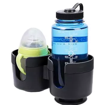 Car Drink Holder Expander Expander Car Cup Holder Adapter Cup Holder Extender 2 In 1 Water Bottle Holder Drink Holder With серый