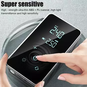 Car Electrical Air Pump 150PSI Mini Wireless Screen Tire Inflatable Pump 1800MAH Car Motorcycle Bicycle Inflator Air Compressor