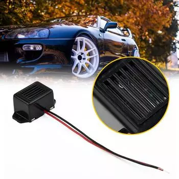 Car Electronic Buzzer Beep Tone Alarm Ringer Light Off Warner Control Buzzer Beeper 12V Adapter Cable Warning System Car Product чёрный