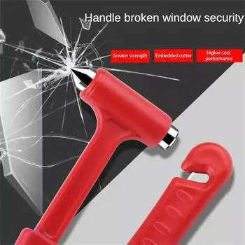 Car Emergency Escape Tool Safety Car Escape Hammer Glass Window Breaker Knock Glass Artifact Rescue Cutter Life Seat Belt Saving