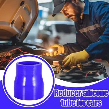 Car Engine Reducer Hose Straight Coupler Quick Connect Replacement Engine Parts Silicone Car Turbo Intake Pipe Connector 51-63mm