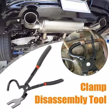 Car Exhaust Hanger Pliers High Carbon Steel Bracket Pliers Separate Removal Tool Support Hanger Rubber Non-slip Bracket Rem P5D9