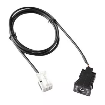 Car Extend Aux Cable Aux Adapter AUX Cable For E90/for E91 For E92 12Pin Plug Flexible Positioning Secure Connection CHINA