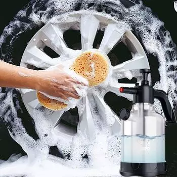 Car Foam Wash Tools Handheld Wash Foam Bottle 2L Wash Cleaner Pump Spray Bottle For Cars Trucks Motorcycle Auto spain