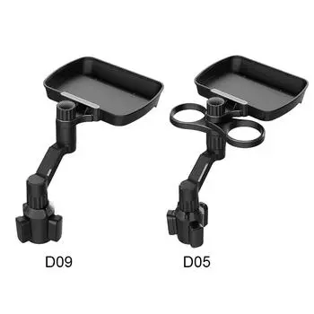 Car Food Eating Tray Multifunctional Car Cup Holder with 360 Swivel Drinks Support Coffee Burger Shelf Car Interior Accessories