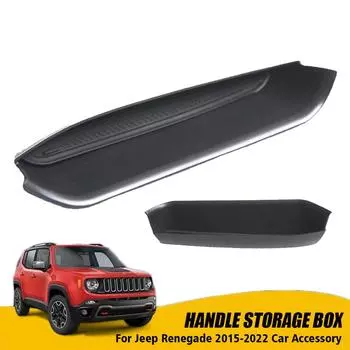 Car Front Door Handle Armrest Storage Box Fit for Jeep Renegade 2015 2016 2017 2018 2019 2020 2021 2025 2025 Car Box Access F2Q2