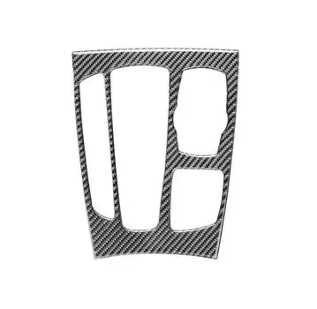 Car Front Gear Shift Panel Cover Trim Carbon Fiber For BMW X5 F15 LHD 2014-2018