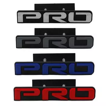 Эмблема на переднюю решетку автомобиля с болтами для автомобиля TRD PRO Tundra серебряный