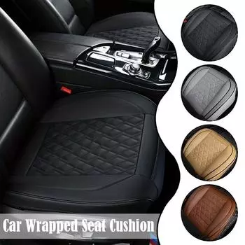 Car Front Seat Cover PU Leather Seat Protector Wear-resistant Car Chair Pad Mat Interior Accessories Universal Auto X5O6