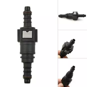 Car Fuel Line Coupler Hose Quick Release Connector ID6 7.89 Motorcycle Shut-Off Valve Petrol Hose Replacemnt CHINA