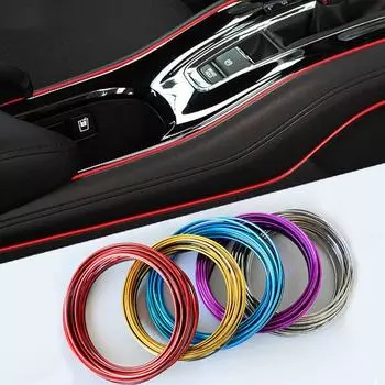 Car Gap Fillers Automobile Decoration Flexible Strips 3/5M Decoration Strip Dashboard Car-styling Accessories Interior DIY